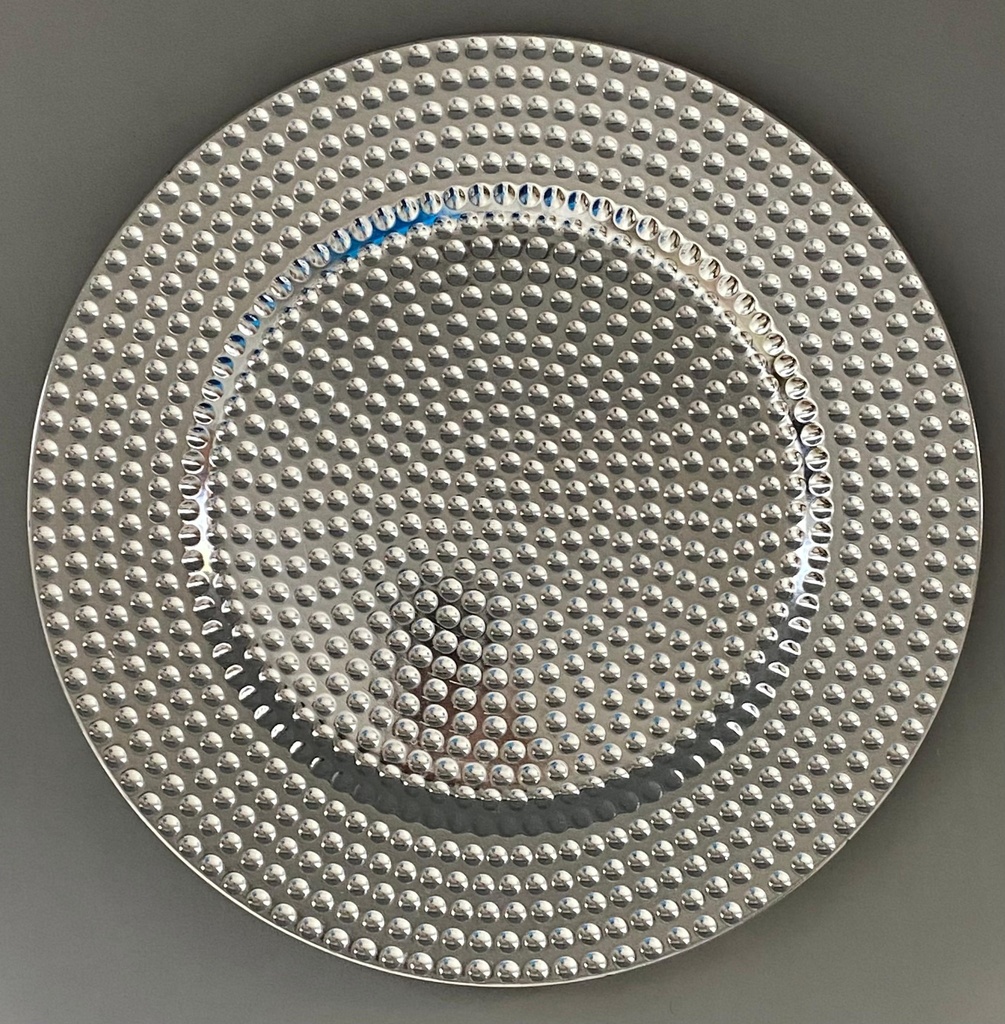 PLATO BASE PLATEADO