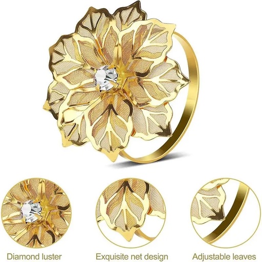 Servilletero mod #7 dorado